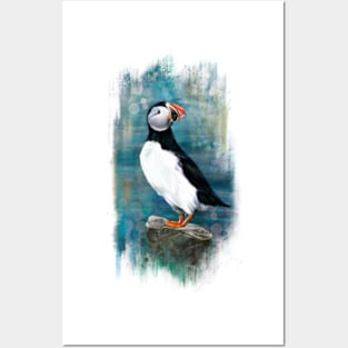 Summer Puffin Posters and Art